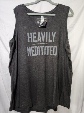 NWT Picasso Jasper Heavily Meditated Graphic Tank Top 4XL